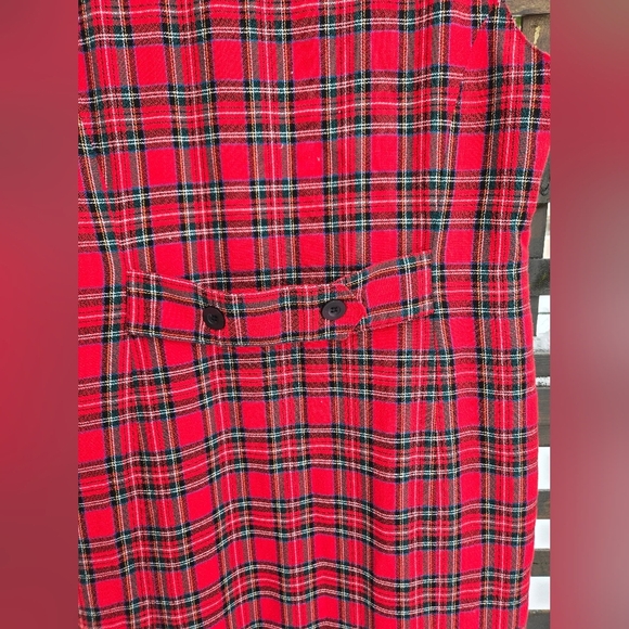 Vintage Plaid Jumper Dress - Picture 11 of 11